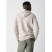 Cashmere Wool Marled Hoodie - Oatmeal Marl