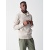 Cashmere Wool Marled Hoodie - Oatmeal Marl